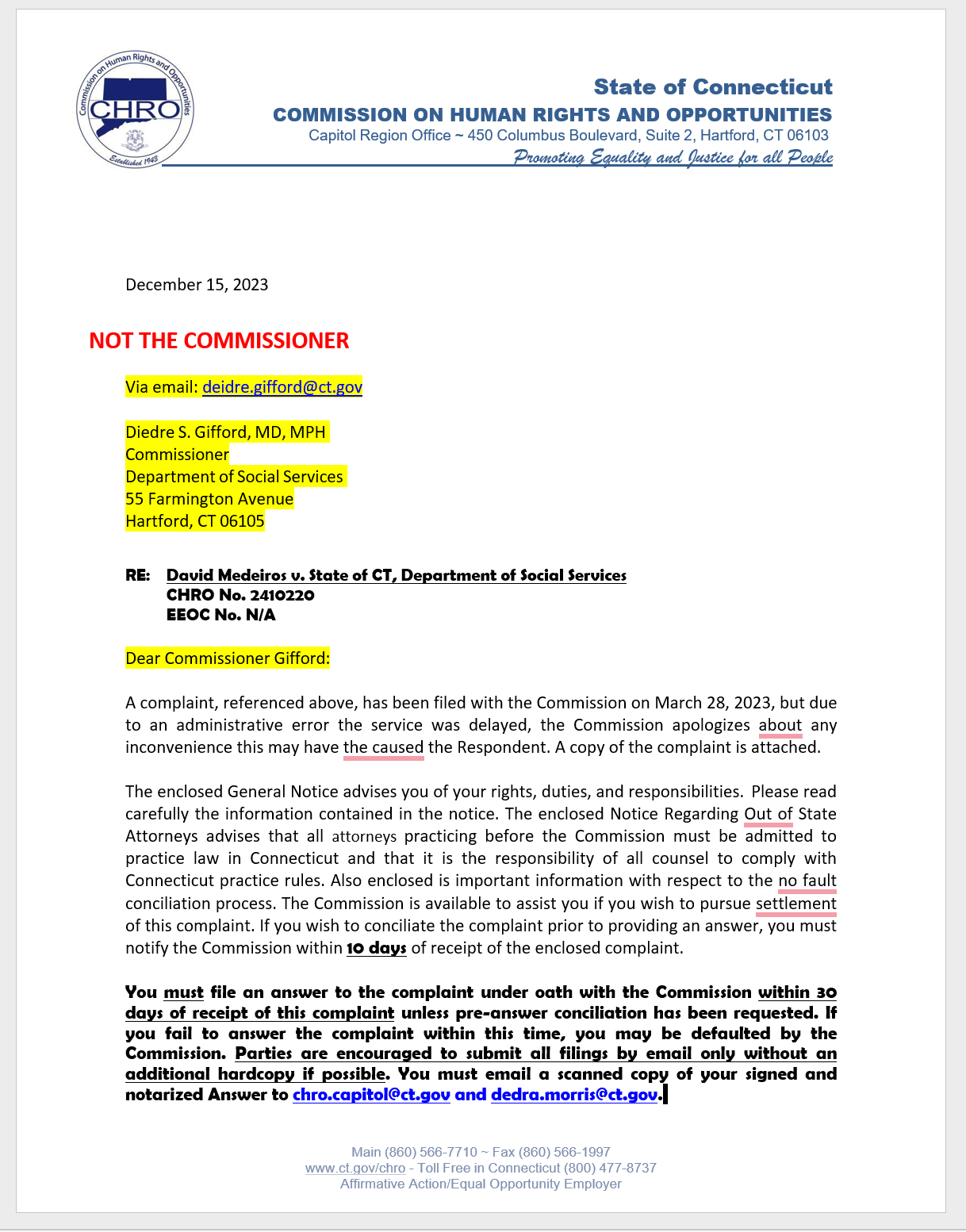 Archived evidence image file: david-medeiros-chro-2510184-20231216-chro-2410220-gifford-not-commissioner-administrative-error-spoliation-david-medeiros-com-forensic-archive.png. Filename-based label; verify the image and context independently.
