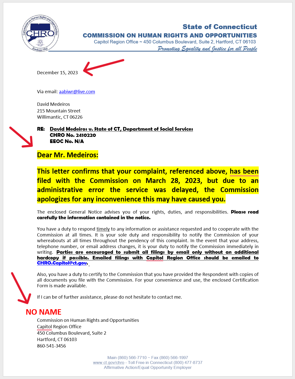 Archived evidence image file: david-medeiros-medicaid-olmstead-national-doj-hhs-fbi-cms-chro-2510184-20231215-262-days-no-ada-accommodation-dss-spoliation-whistleblower-retaliation-ada-title-ii-abi-waiver-freedom-of-choice-david-medeiros-com-forensic-archive.png. Filename-based label; verify the image and context independently.