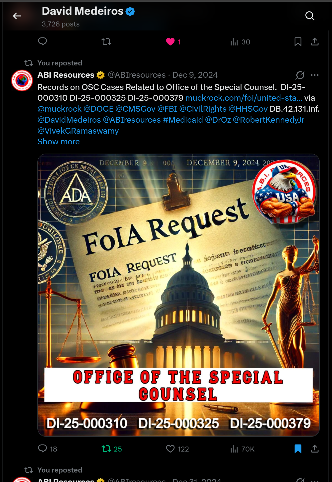 Archived evidence image file: medeiros-livewire-whistleblower-evidence-abi-resources-foia-appeal-ct-dss-hidden-medicaid-provider-list-david-medeiros-2026-04-14-082518-seq-0145.png. Filename-based label; verify the image and context independently.