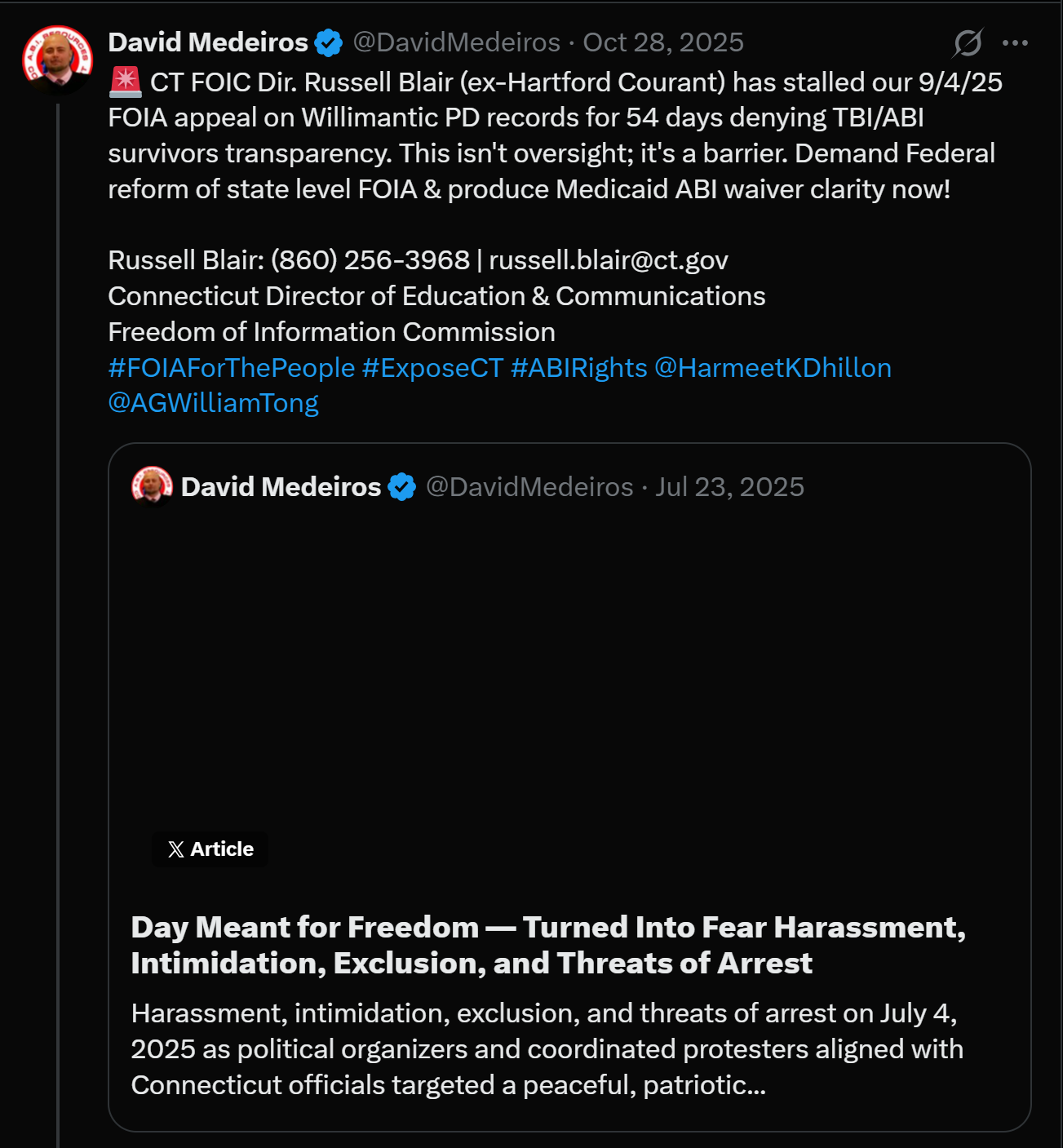 medeiros-livewire-whistleblower-evidence-ct-foia-stalled-willimantic-pd-records-abi-survivors-transparency-demand-david-medeiros-2026-04-14-094211-seq-0368.png
