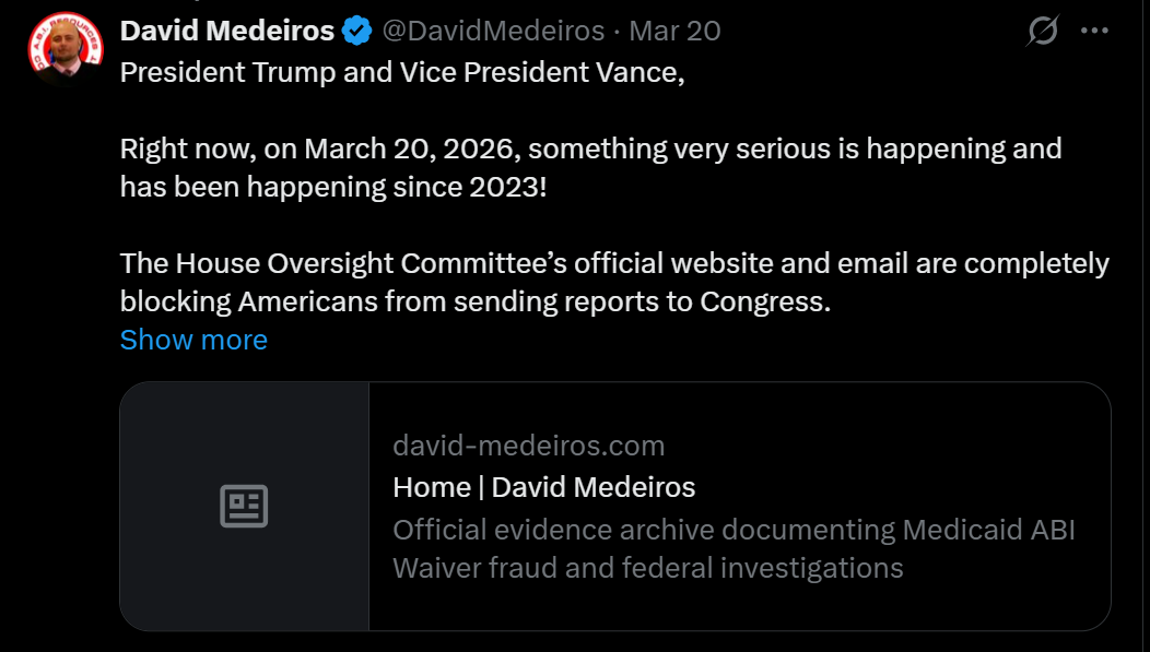 medeiros-livewire-whistleblower-evidence-david-medeiros-president-trump-vance-house-oversight-blocking-whistleblower-reports-2026-04-14-101915-seq-0467.png