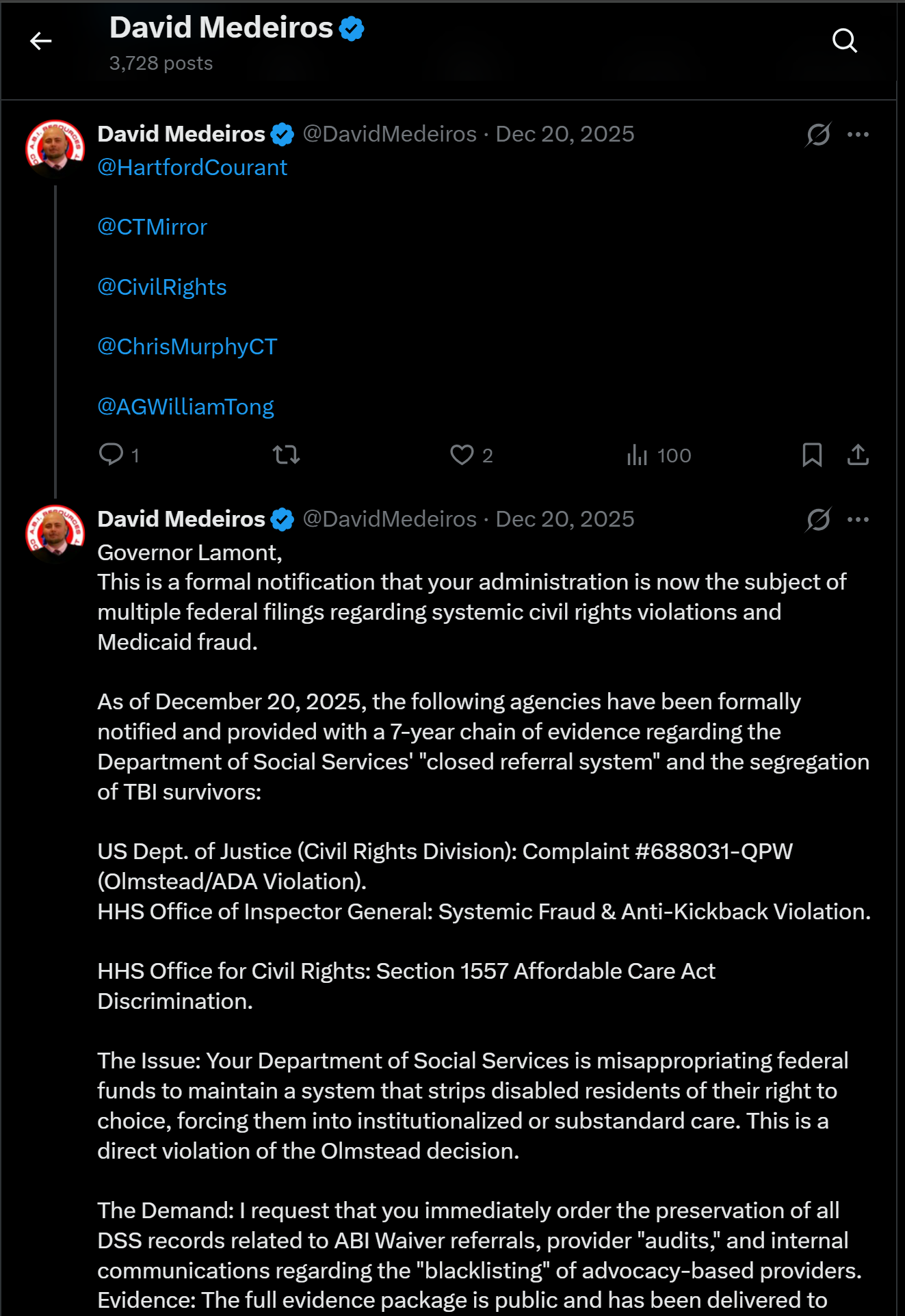 medeiros-livewire-whistleblower-evidence-formal-notice-governor-lamont-federal-filings-dss-civil-rights-medicaid-fraud-david-medeiros-2026-04-14-085648-seq-0229.png