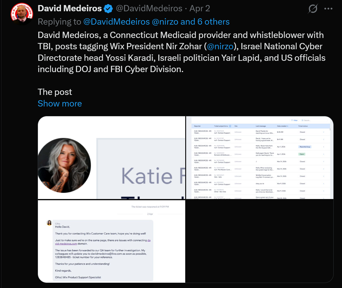 medeiros-livewire-whistleblower-evidence-legacy-platform-nir-zohar-yossi-karadi-yair-lapid-doj-fbi-cyber-division-tagging-whistleblower-site-tampering-david-medeiros-2026-04-14-100730-seq-0431.png