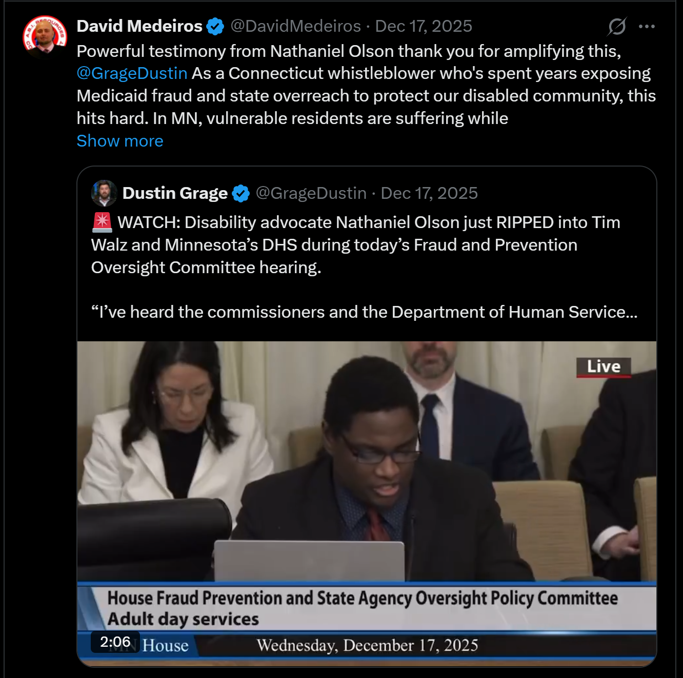 medeiros-livewire-whistleblower-evidence-nathaniel-olson-testimony-mn-dhs-fraud-prevention-hearing-dustin-grage-david-medeiros-2026-04-14-090031-seq-0238.png