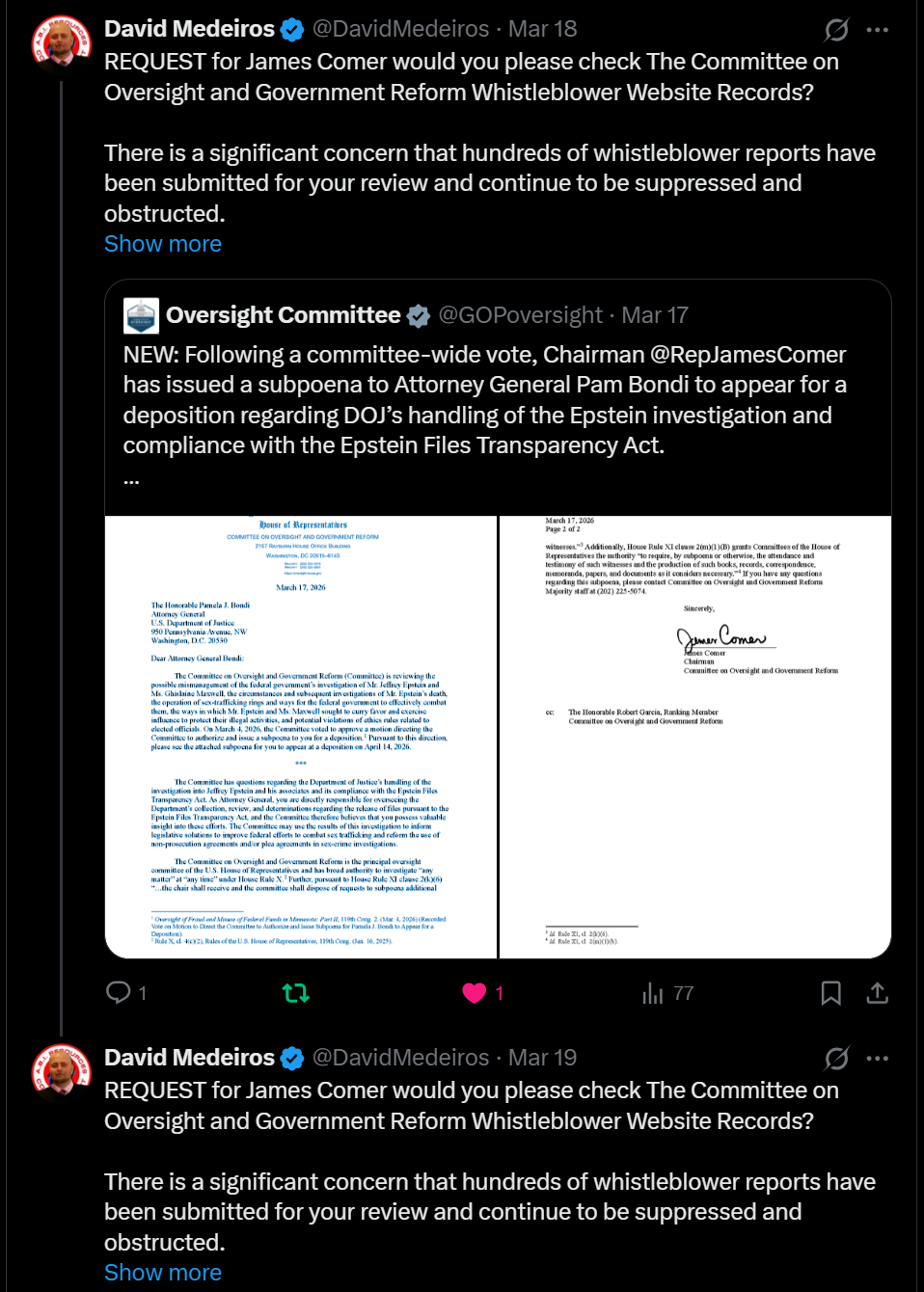 medeiros-livewire-whistleblower-evidence-request-james-comer-oversight-committee-whistleblower-website-records-subpoena-pam-bondi-epstein-files-2026-04-14-103639-seq-0508.png